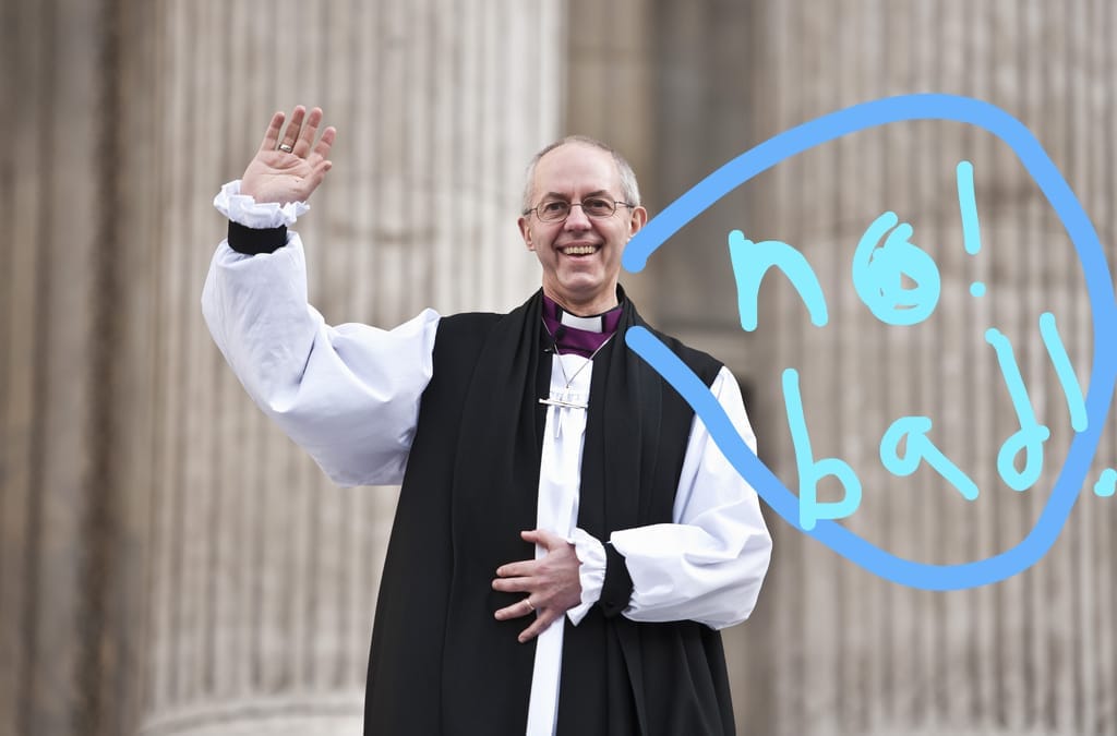 Um Did The Archbishop Of Canterbury Just Blame The Devil For Zero Hour